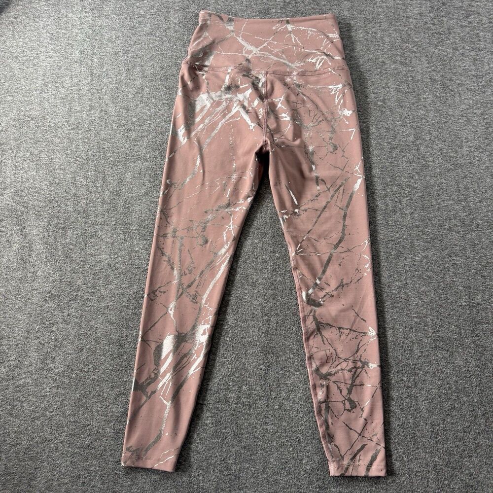 BEYOND YOGA Lost Your Marbles Legging in Mauve Pink & Silver Marble Medium EUC - Picture 6 of 10